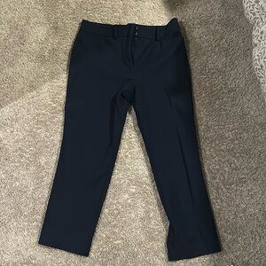 Ann Taylor navy blue ankle work pants